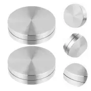 2 Pcs Round Moving Display Turntable Base Rotating Cake Plate Bearing