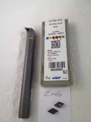 NEW 1/2" CARBIDE BORING BAR. E08-SDUCR-2 W/ 10 ISCAR DCGT 2-1-AS INSERTS -C146-