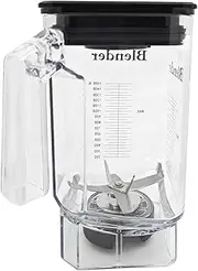 CRANDDI Spare Cup for K80, 1500ml Blender Container, 52oz Pitcher Jar, Blender Spare Parts Accessories, Compatible with K98C, K85, Clear (52oz (K80Jar)
