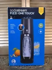 SodaStream One Touch Electric Sparkling Water Maker Kit, Black