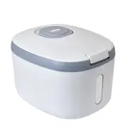 Rice Box Storage Bins with Lids Basket Clear Organizer Container