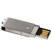 32Gb Metal Series Push-Pull Style Usb 2.0 Flash Disk(Silver)
