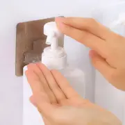 Suction Cup Rack Shower Gel Shampoo Soap Liquid Wall Mount Holder Bathroom Shelf