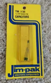 Jim-Pak Capacitors TM .1/35 New Old Stock Unopened Package FREE SHIP FROM USA