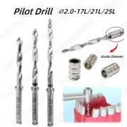⌀2.0 Dental Pilot Drill Guide Sleeves Digital Guided Scanner Sleeves Pioneer DSG