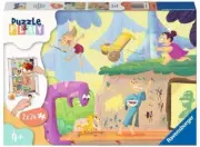Ravensburger: Puzzle & Play Cavemen Puzzles (2x24pc Jigsaws) Board Game