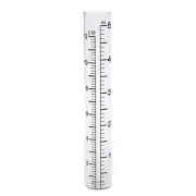 2.2cm Diameter Rain Gauge Easy to Read Scale in Both Inch and Millimeters