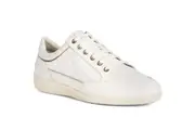 Geox Womens/Ladies Myria Leather Trainers (White) - UTFS10398