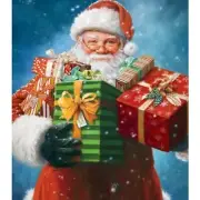 Santa Clause With Gifts 5D DIY Full Round Drill 30x40cm Diamond Painting