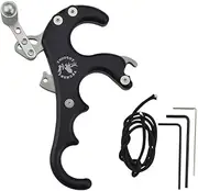 NMCPY Bow Release 4 Thumb Trigger Archery Release Aid Compound Bow Accessory Hunting Finger Release Trigger