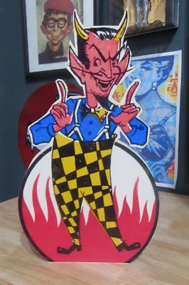 Hot Rod Devil Tabletop Standee Cutout | Kustom Kulture | Lowbrow | Devils