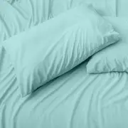 CYPRESS LINEN 6 PIECE HIGH THREAD COUNT 1800 BAMBOO FEEL DEEP POCKETS SHEETS BED