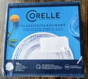 Corelle 16pc Vitrelle Ocean Blues Dinnerware Set *Open Box* Brand New