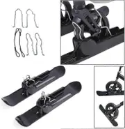 Portable Ski Sled Attachment For Strollers, Bikes, And Wheelchairs - Ski Plate Wheelblades For Outdoor Fun On Snow