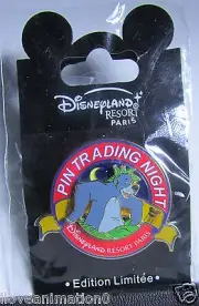 Disney DLRP Pin Trading Night Paris Baloo from Jungle Book LE 400 Pin