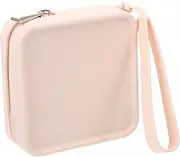 HOODANCOS Silicone Tampon Holder Pouch Delicate Period Storage Bag for Teens Soft Skin Like Texture Elegant Milky Multi Functional for Lipstick and Items Present