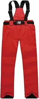 [Cupgriade] Men Ski Pants Outdoor Sports Waterproof Women's Snow Trousers Adult Suspenders Winter Snowboarding Pants