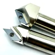 Metal Chamfering Tool Long Side Holder Bar Durable CNC Machine Insert Parts