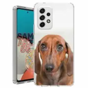 For Samsung Galaxy A23 5g A52 A53 TPU Case Cover+Glass(doxie dachshund)