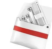 Nail Clippers Set with Rotary Storage Bag, Nail Scissors and Box, Manicure Tools for Home, Portable Beauty Kit for Travel, Nail Cutting Kit, 5pcs