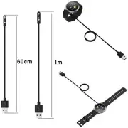 60/100cm USB Charging Cable for YAMAY SW022/Ticwatch GTX/CXB01/Haylou Solar LS05