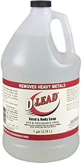 D-Lead Hand & Body Soap, Dye & Fragrance-Free, 1 Gallon, 4221ES-001
