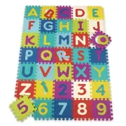 B. toys - B. Play, Alphabet & Numbers Floor Mat – 35 Foam Tiles - DAMAGED BOX