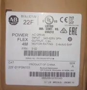 22F-D1P5N103 Allen-Bradley PowerFlex 4M 0.4 kW 0.5 HP AC Drive 22FD1P5N103 NEW