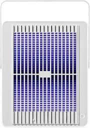 LIFEBEA Bug Zapper Rechargeable Indoor Outdoor Pest Killer Gnats Fruit Flies Moths Mozzies Midges Zapper for Home Outdoor Portable Camping (White)