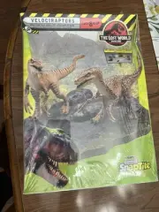 NEW 1997 Jurassic Park 2 Velociraptors~Revell Monogram Factory Sealed Snap Kit