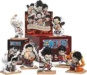 Mighty Jaxx Freeny's Hidden Dissectibles: One Piece Series 6 (Luffy Gears Edition) | Sealed Tray of 6 - Contains No Duplicates | Blind Box Toy Collectible Figurines