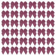 50Pcs 1" Mini Satin Ribbon Bows for DIY Craft Party Decoration Dark Purple