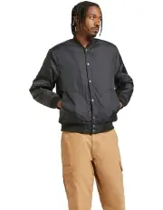 [Brixton] Dillinger Flight Bomber Jacket in Black