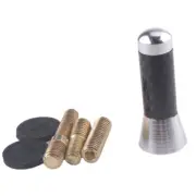 35MM Carbon Fiber Silver Car Short Stubby Antenna Radio FM Antena Kit Universal (for: Chevrolet)