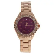 Kim & Jade 2033L-GP Rose Gold Stainless Steel Bracelet Watch by Kim & Jade for Women - 1 Pc Watch