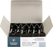 Business Source Fold-Back Binder Clips