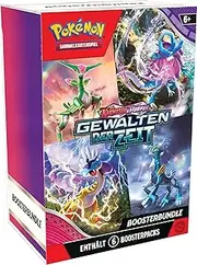 Pokémon - Trading Card Game: Crimson & Purple Booster Bundle - Forces of Time (6 Booster Packs)