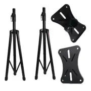 2-Pack Heavy Speaker Stands Adjustable Height Tripod Speaker Stand Mount Holder