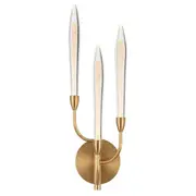 Archer Indoor LED Wall Light 3Lt 9w Antique Gold