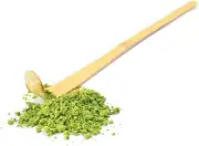 1Pc Brown Bamboo Matcha Scoop Japanese Chashaku Hooked Green Tea Spoon for Te...