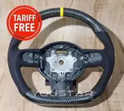 NO TARIFF 3D CARBON Alcantara Yellow Steering Wheel for MINI Cooper R55 R56 R60 (for: Mini)