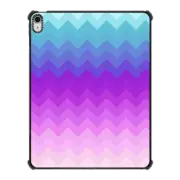 iPad Air 13-inch (M2/M3) iPad Impact Case Pastel Ombre Chevron