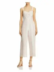 Rebecca Taylor Women's Yarn Dyed Striped Sweetheart Jumpsuit SIZE 10 0 2 4