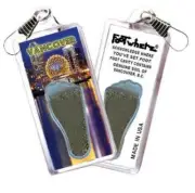 Vancouver FootWhere® Souvenir Zipper-Pull. Made in USA