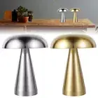 Mushroom Table Lamp Portable Cordless LED Desk Light USB Rechargeable Desk BimvP