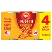 SPC Spaghetti Tomato & Cheese Sauce 220g x 4 pack