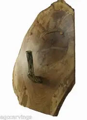 Log Hand Towel Coat Hat Rack Holder Wood Rustic Log Cabin Country Decor Man Cave