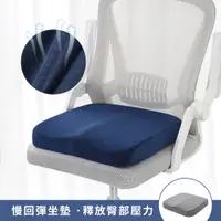 在飛比找PChome24h購物優惠-ACME 方形記憶棉減壓美臀坐墊 40*40*5.5cm