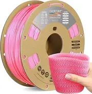 OVERTURE TPU High Speed Filament 1.75mm Flexible 95A TPU Roll, 3D Printer Filament,Dimensional Accuracy +/- 0.02 mm, Fit Most FDM Printer (HS TPU Pink)