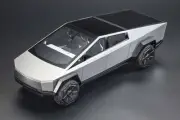 Tesla Cybertruck in Silver 1:18 scale by Top Marques